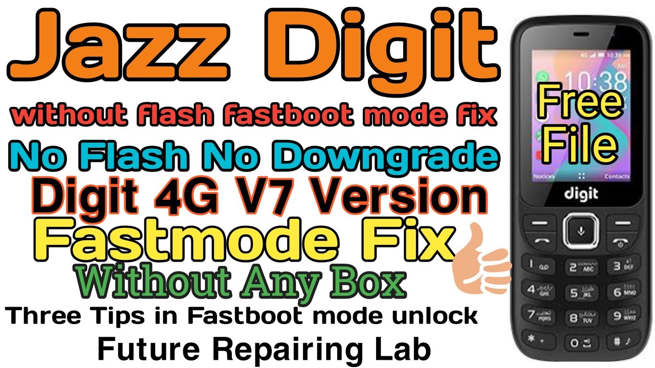 Jazz Digit 4g 3 ways to Unlock || FastBoot mode Fix || without box