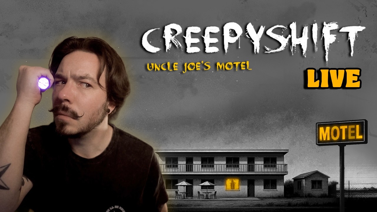Let's Play INDIE HORROR GAMES | Creepy Shift: Uncle Joe’s Motel and Angel Engine