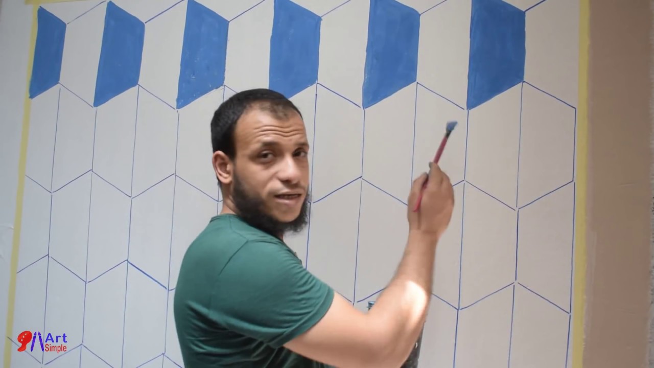 اصنع بنفسك بقطعة كرتون ديكور ثري دي  لغرف الجلوس  3d easy design