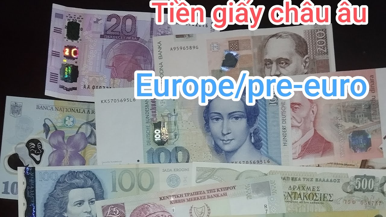 Tiền giấy châu âu/Europe 🇪🇺/pre-euro (Banknotes beautiful) @Suutaptien1988 