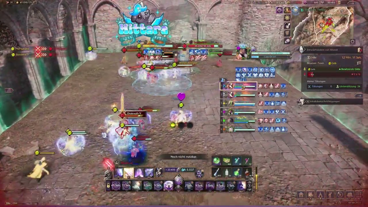 Throne and Liberty- Wargame Lotus vs BrothersEra 07.01.2026 Pov Orb Healer