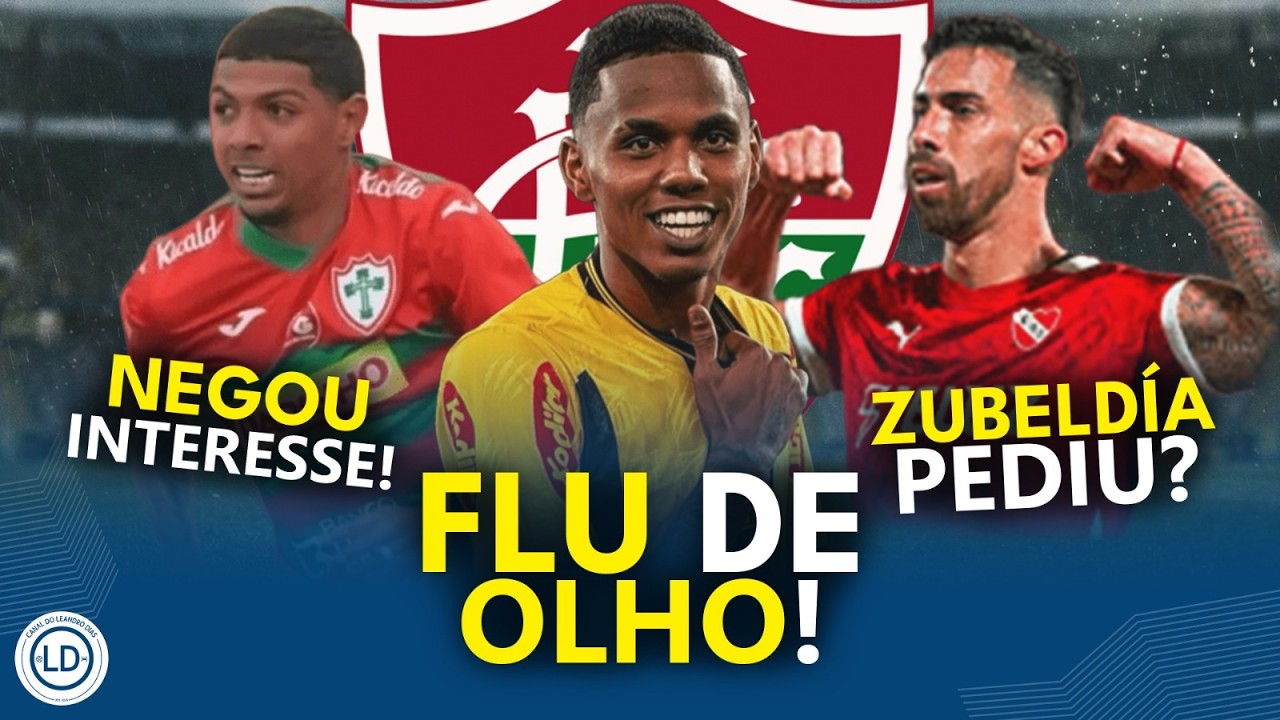 🚨JOGADORES DO PAULISTÃO NA MIRA DO FLU | ZUBELDÍA PEDIU CENTROAVANTE?