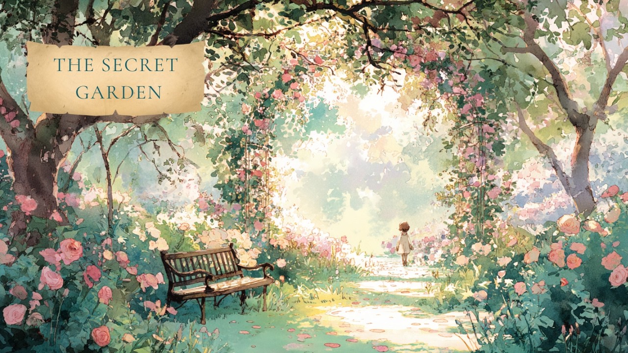 Calm Literary Music ☕️ Inspired by The Secret Garden – Spring Garden Reflections