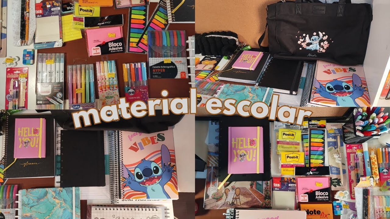 MATERIAL ESCOLAR 2026 📚| Último ano da faculdade!