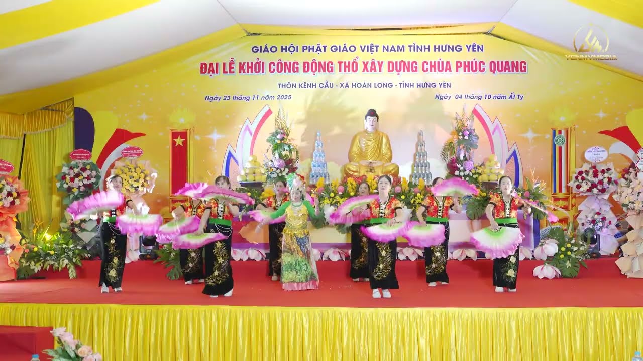 Cô Bé Thượng Ngàn | CLB Văn Nghệ Thôn Tử Dương | Lễ Khởi Công Xây Dựng Chùa Phúc Quang | YenMyMedia