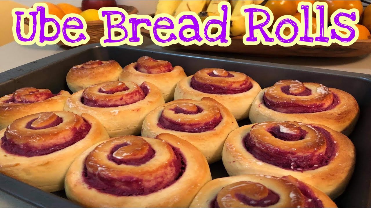 Ube Bread Rolls/ How to make Bread Rolls
