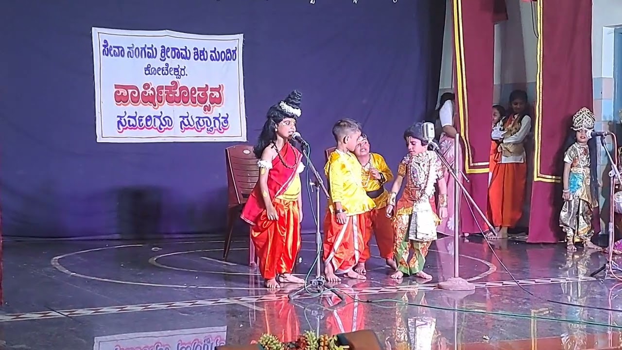 My son in and as Bhaktha Prahlada