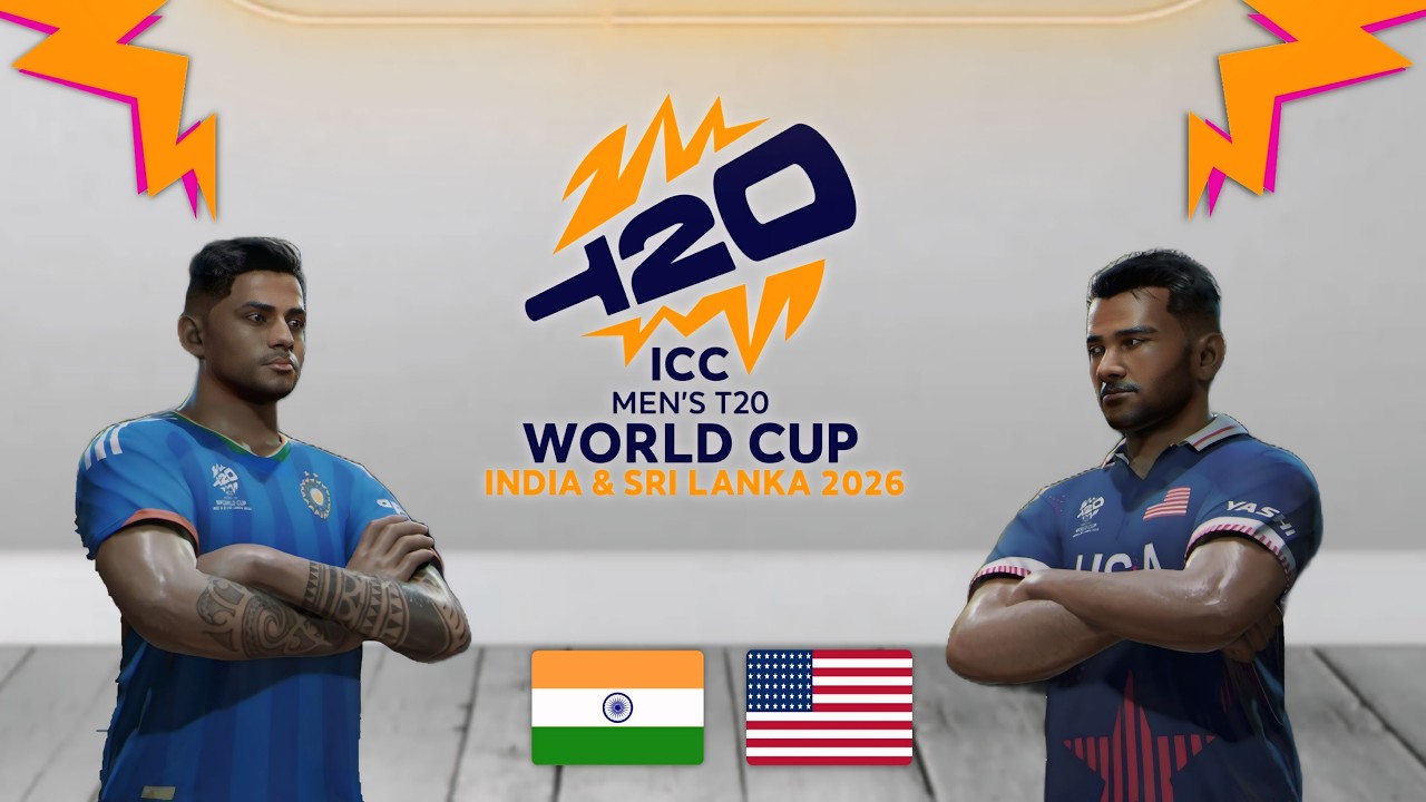 🔴 India vs USA ICC T20 World Cup 2026 T20 Match - Cricket 26 Live - VR Gaming