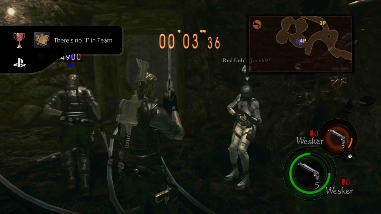 Resident Evil 5 (R), 🏆: Lifeguard & There's no 