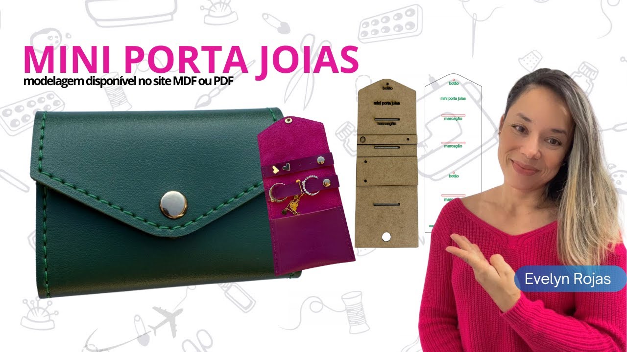 Mini porta joias, cabe na palma da mão!