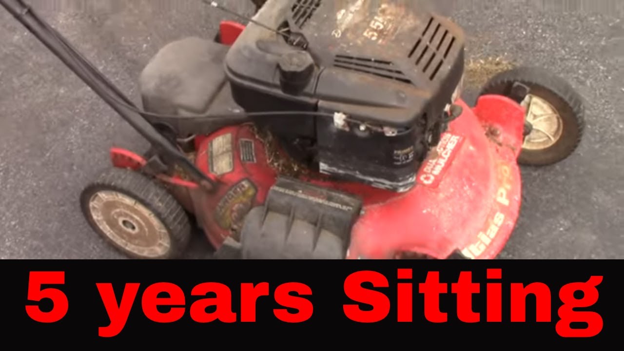 Lawnmower Has Been Sitting 5 Years