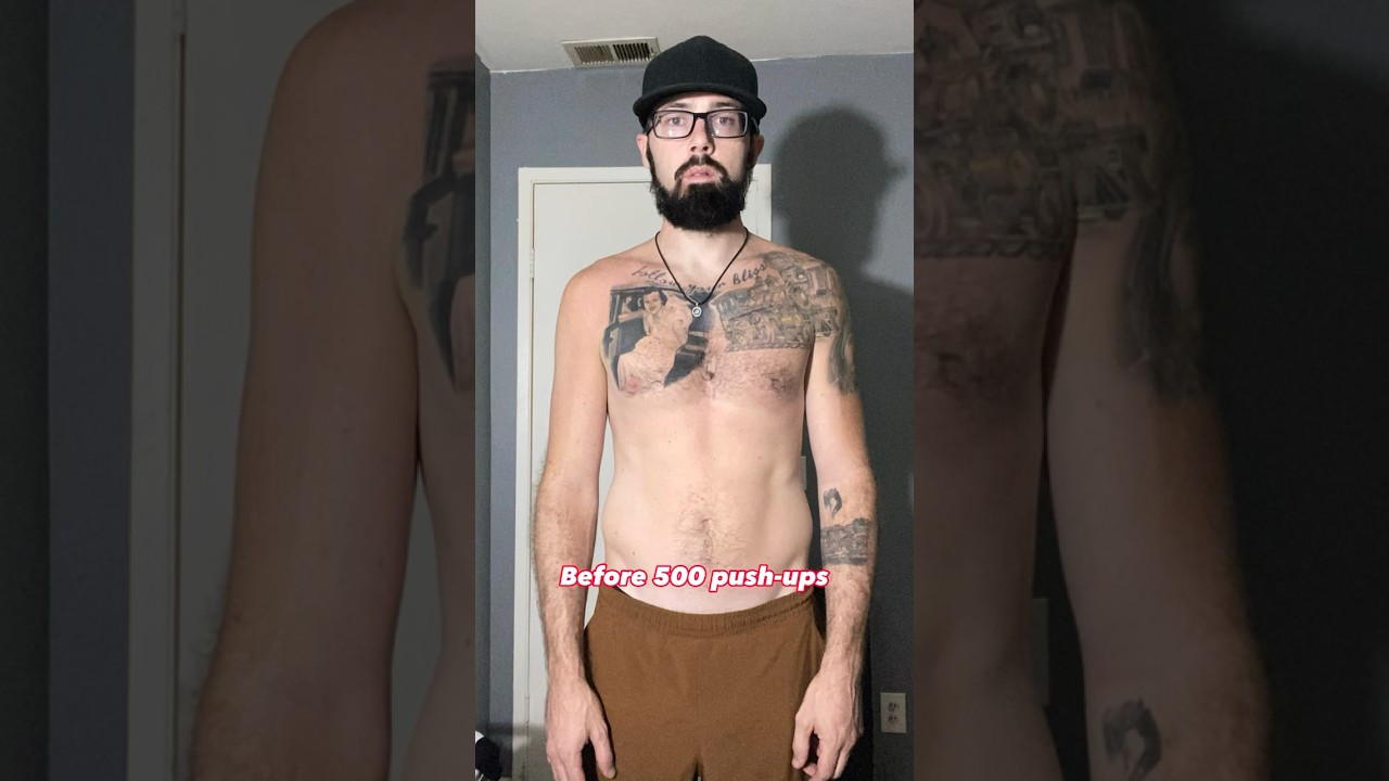 500 PUSH-UPS in 1 Hour | Before vs. After