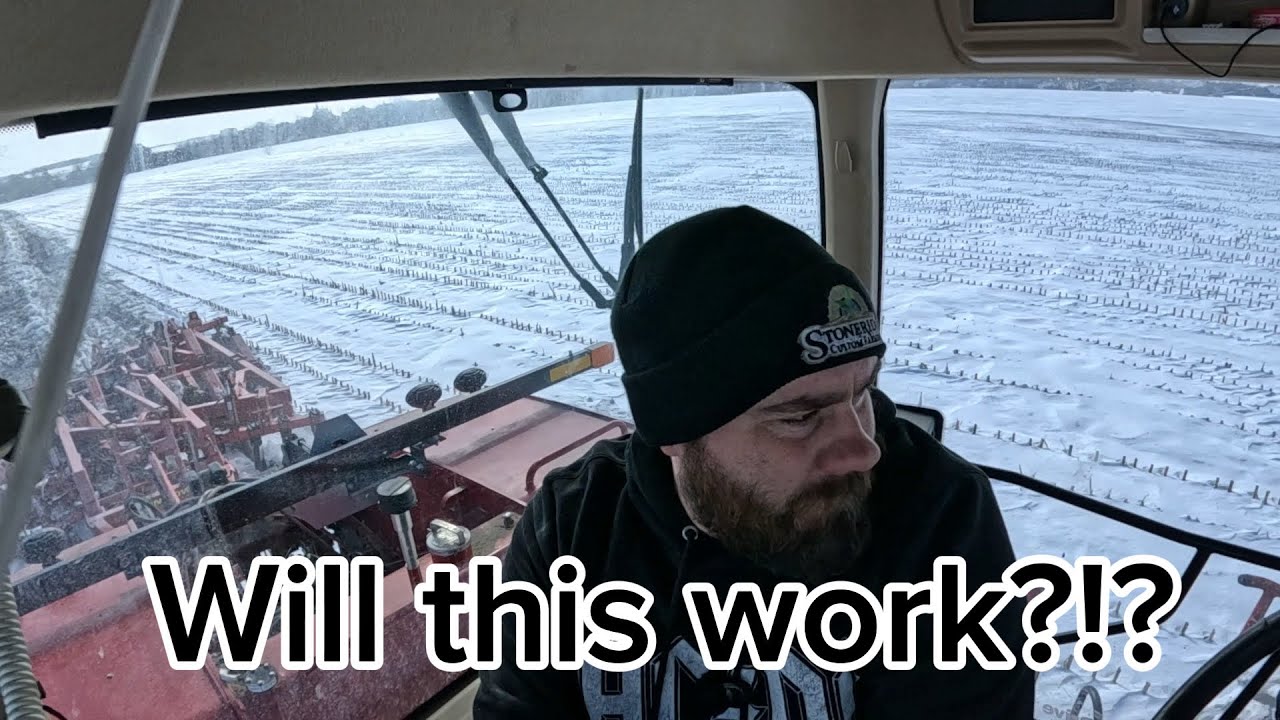 Обработка почвы в феврале!!