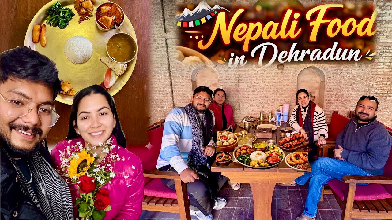 Pehli baar Nepali khana khilaya Alka ko 🌹 Mitho Thakali Cafe Dehradun | Suyash Aswal