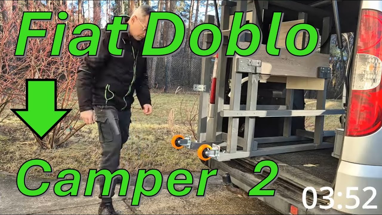 Conversion of Fiat Doblo into a Camper part 2