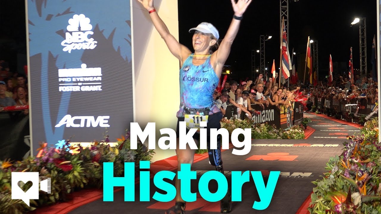 Triathlete shows kids with disabilities what's possible