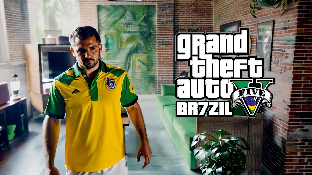 GTA 5 Gameplay but it’s in Brazil 🇧🇷 - Reimagined by AI