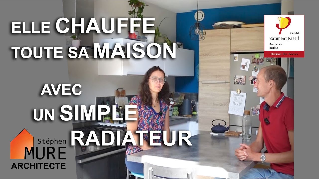Elle chauffe toute sa Maison avec un simple radiateur, 3 semaines par an