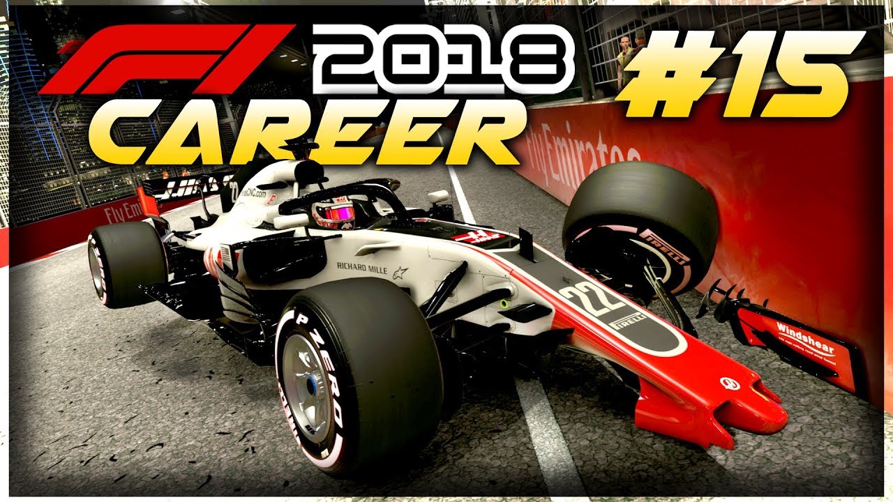 F1 2018 Career Mode Part 15: DISASTER START! HECTIC RACE! ANOTHER HAAS WIN ON THE CARDS?!