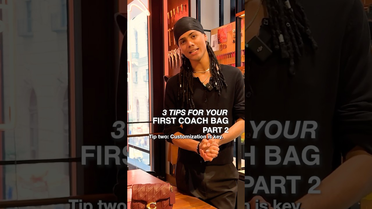 Customize Your Coach Bag! What would you like to see in part 3? 🖤  #CoachNY #customization