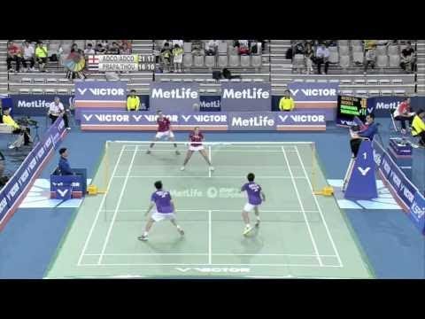 [Sport TV] 2015 Victor KOREA badminton super series. Chris ADCOCK / Gabrielle ADCOCK best play_2set.