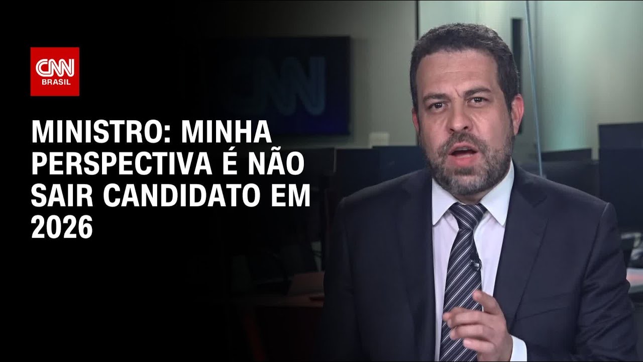 Boulos &agrave; CNN: Minha perspectiva &eacute; n&atilde;o sair candidato em 2026 | BASTIDORES CNN