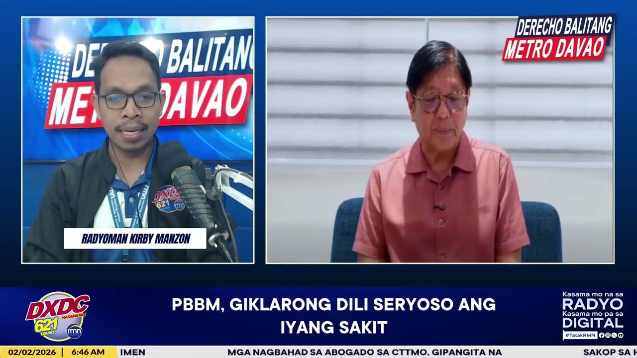 PBBM, GIKLARONG DILI SERYOSO ANG IYANG SAKIT