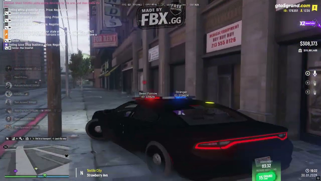 LSPD Going on Protect Store ￼some Ballas Gang Doing Store robbery but gang is failed GTA 5 GRAND RP￼