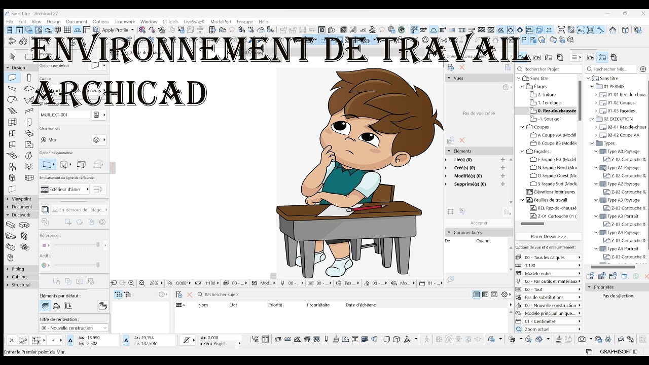COMMENT PERSONNALISE  VOTRE ENVIRONNEMENT DE TRAVAIL  ARCHICAD