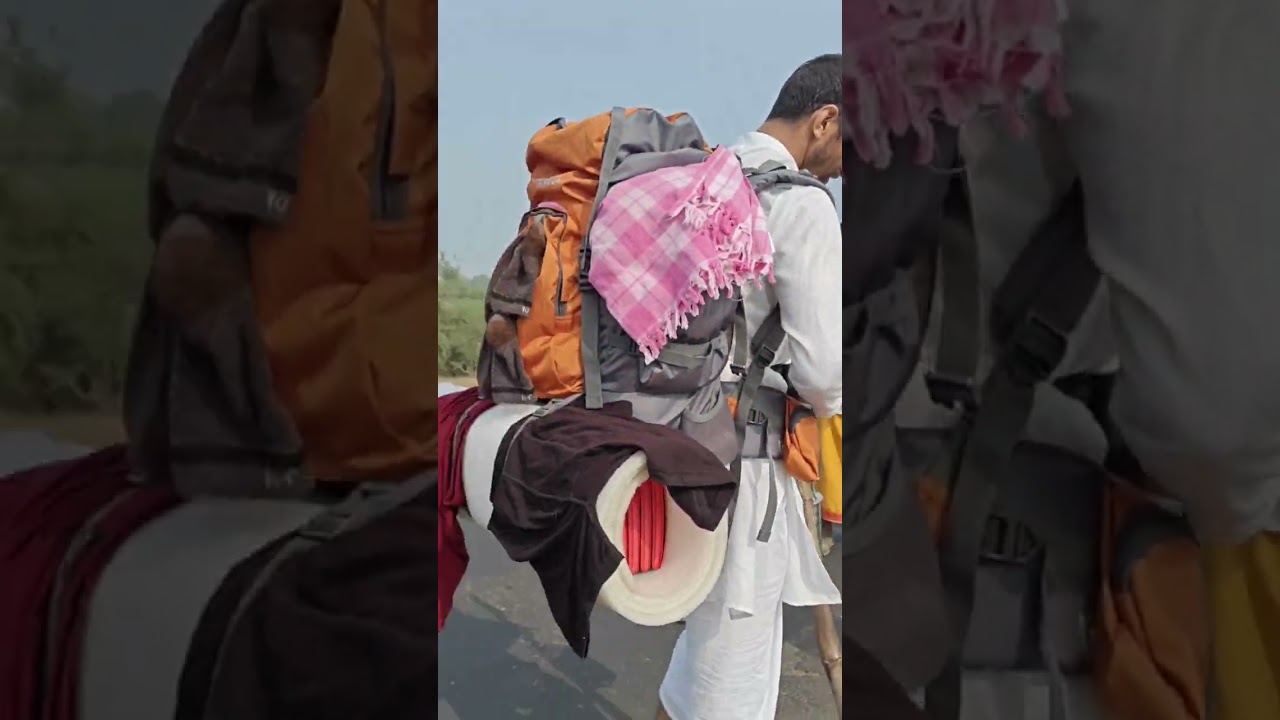 आज हंडिया वाले महाराज जी ने हमारे लिए दिन का भोजन भेजा और आज दिन में चल कर हम रामपुरी आश्रम पहुंचे। 