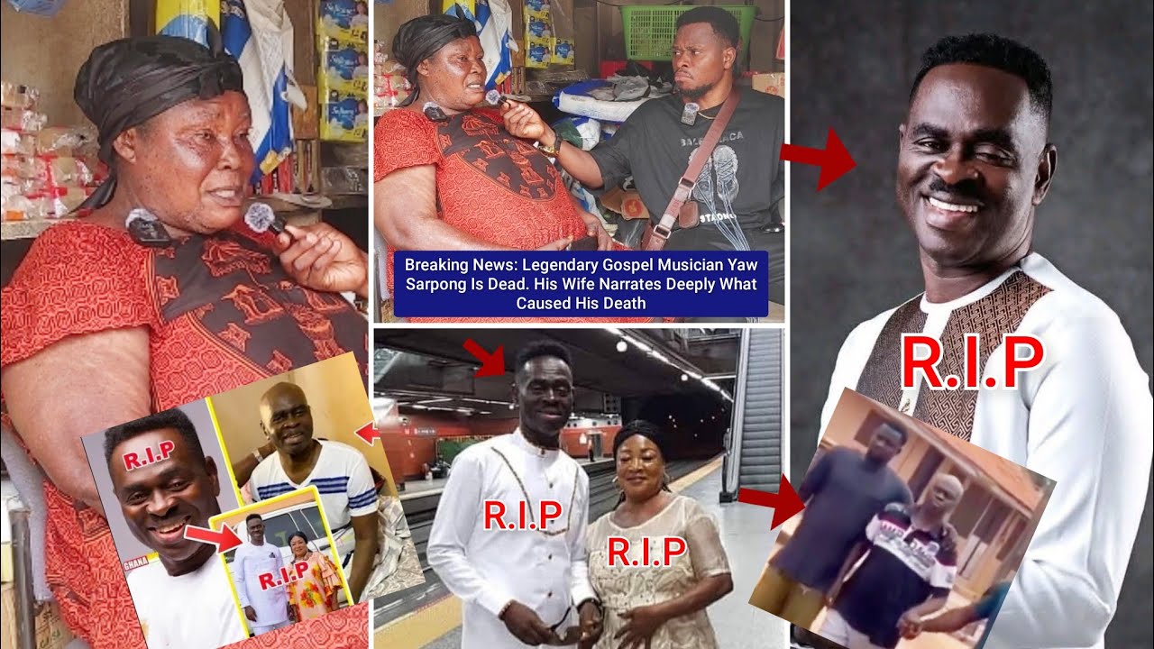 😢Sad News: Legendary Musician Yaw Sarpong Is De@d. His Wife Narrates Deeply What Caused His De@th