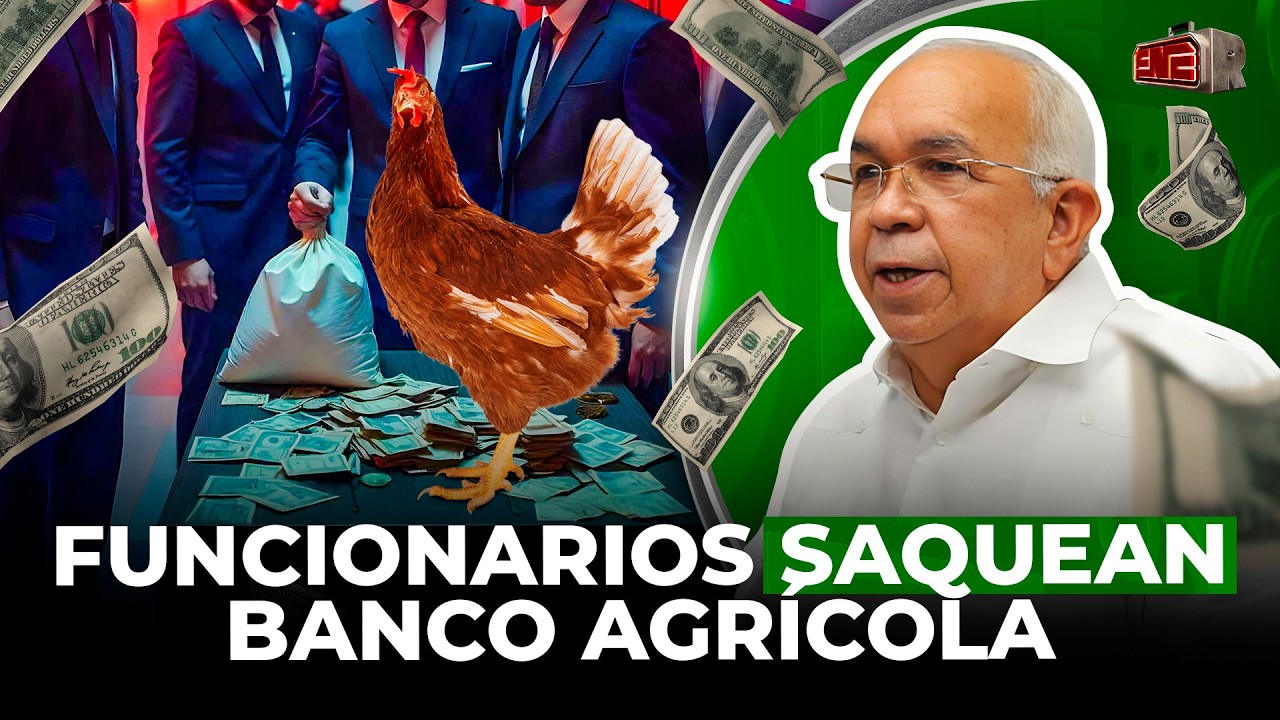 FILTRAN FUNCIONARIOS SAQUEAN BANCO AGRÍCOLA EN MONTE PLATA CON GALLINAS FANTASMAS