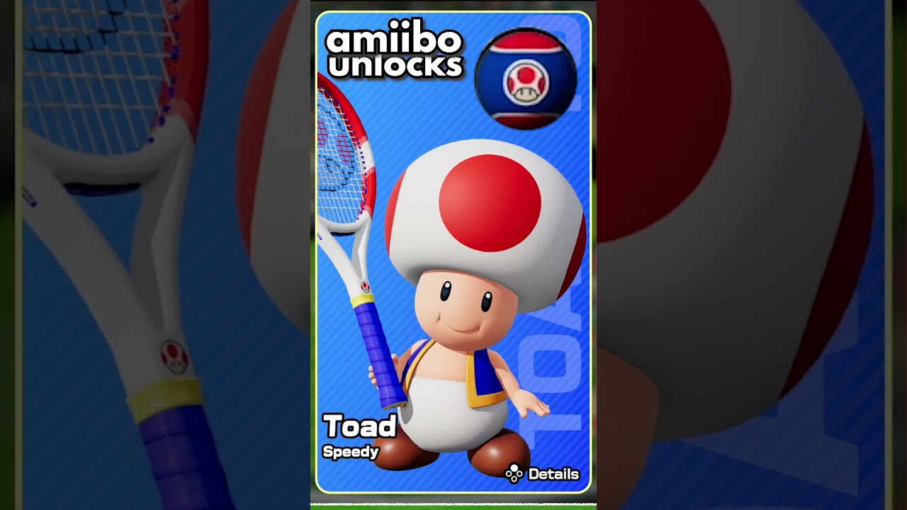 amiibo UNLOCK BALLS in Mario Tennis Fever