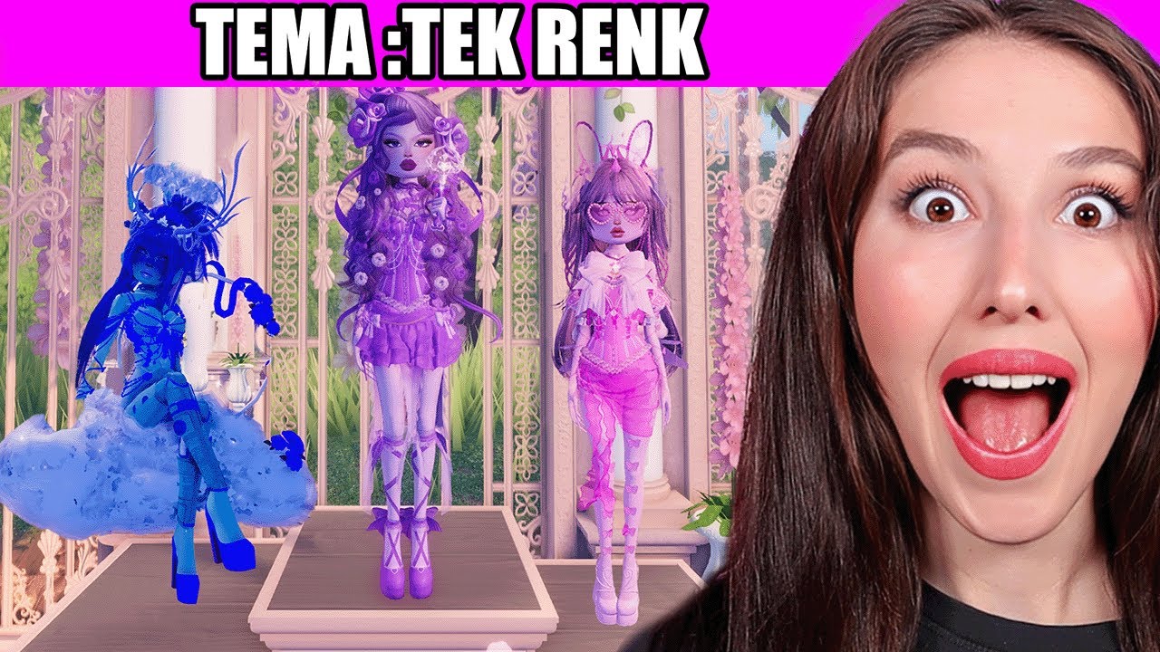 Roblox'ta TEK RENKLE KAZANABİLİR MİYİM? TEK RENK CHALLANGE