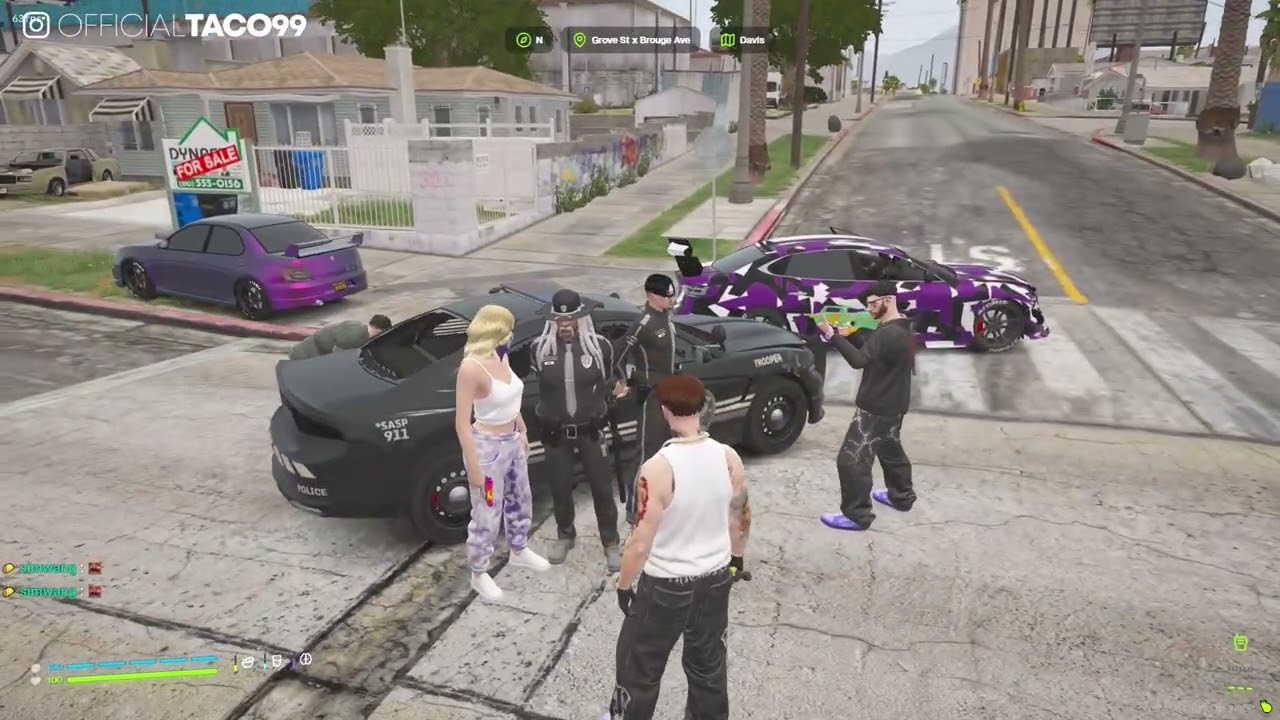 Hollywood gets Held up by ESB after trying to Steal their Shoes | Prodigy RP | GTA RP | CG