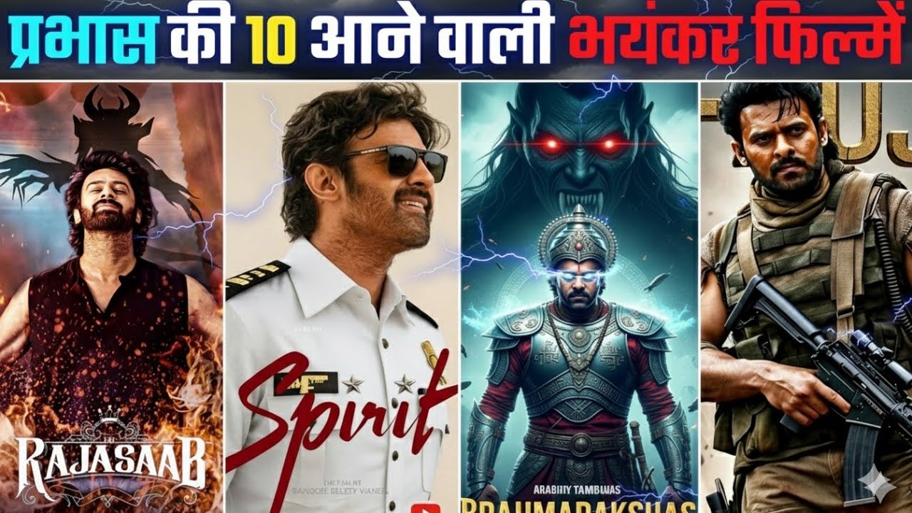 10 Prabhas Biggest Upcoming Films💥That Release in 2026 to 2028 🤩