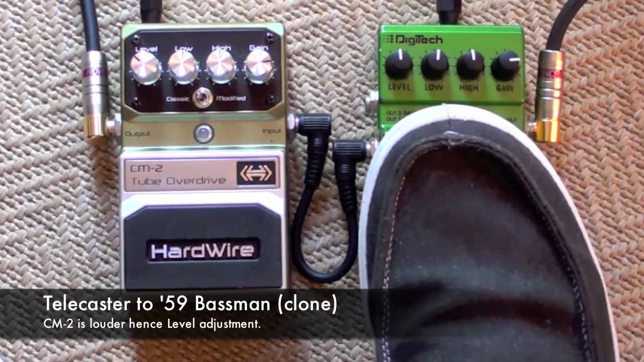 Bad Monkey vs CM-2 Tube Overdrive. Telecaster to Bassman