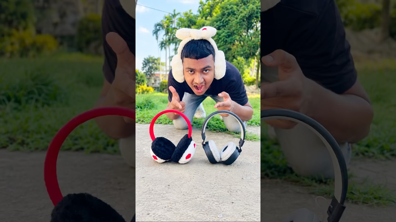 Small Earmuffs And 2 Bluetooth Headphones Unboxing Review |