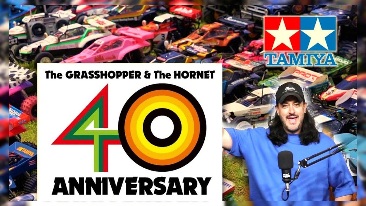 The 40th anniversary of The Tamiya Grasshopper and The Tamiya Hornet