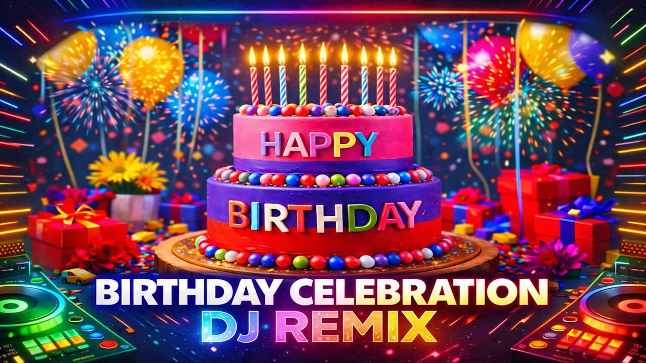 🎉 Birthday Celebration DJ Remix | Happy Birthday Party Song 2026 🎂
