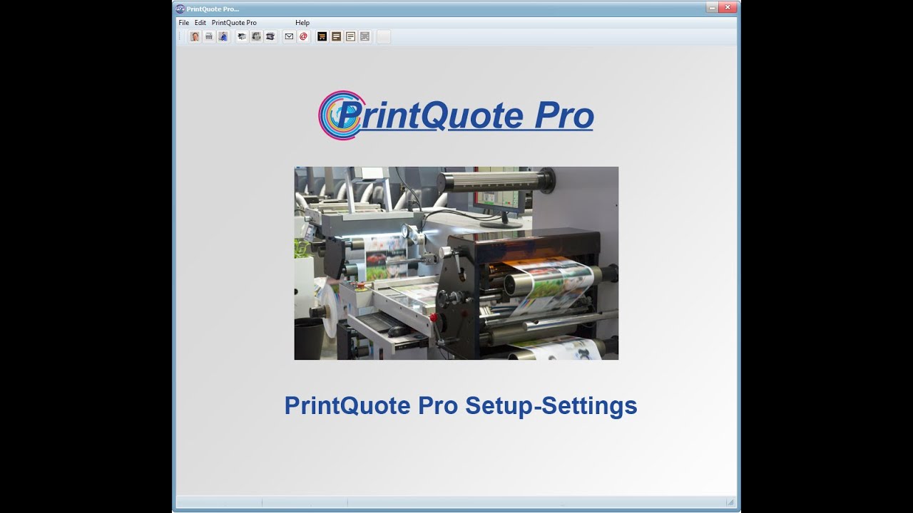 PQP02 01 PrintQuote Pro Setup Settings