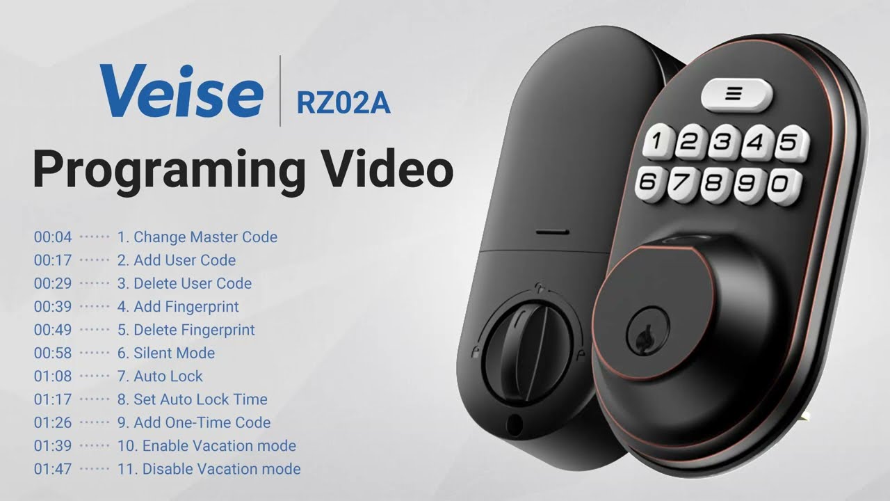 Veise RZ02A Programming Video
