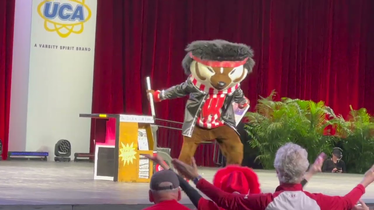 UCA College Nationals 2023 University of Wisconsin Bucky Badger Skit