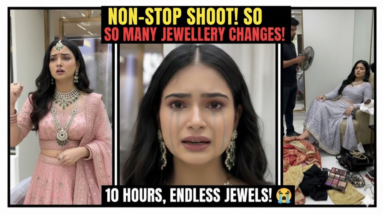 My Hardest Shoot Ever! 😫 Jewellery & Outfit Changes (BTS)😭