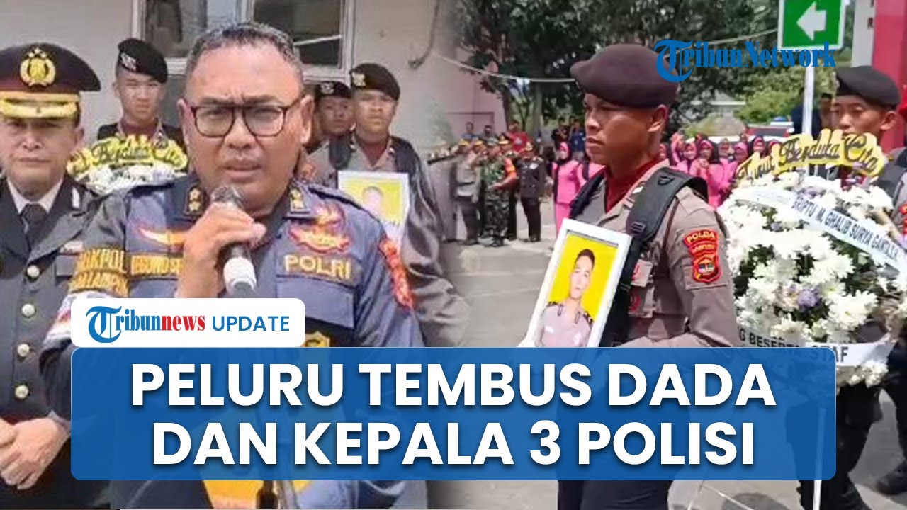 Hasil Autopsi 3 Polisi yang Gugur Ditembak Oknum TNI di Lampung: Peluru Bersarang di Kepala & Dada