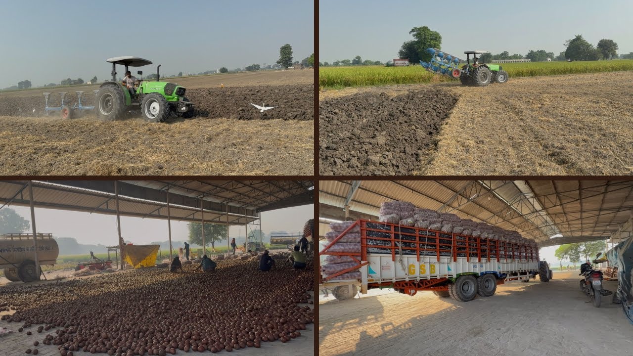 ਅੱਜ ਸੀਡ ਵੀ ਆ ਗਿਆ ਐਲ ਆਰ ਦਾ ਤੇ Deutz fahr ਮਗਰ ਪਲਾਓੁ ਚਲਾਏ 