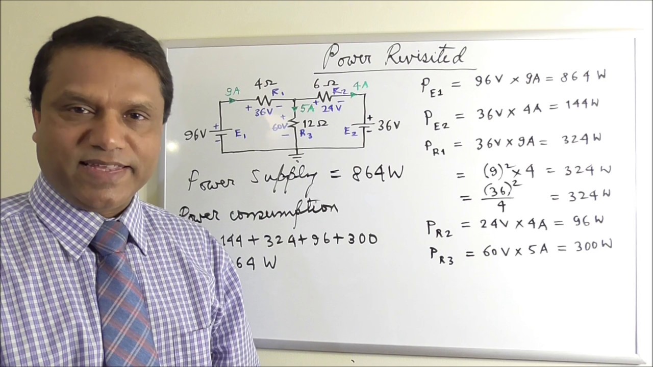 DC Circuits 16 - Power Revisited