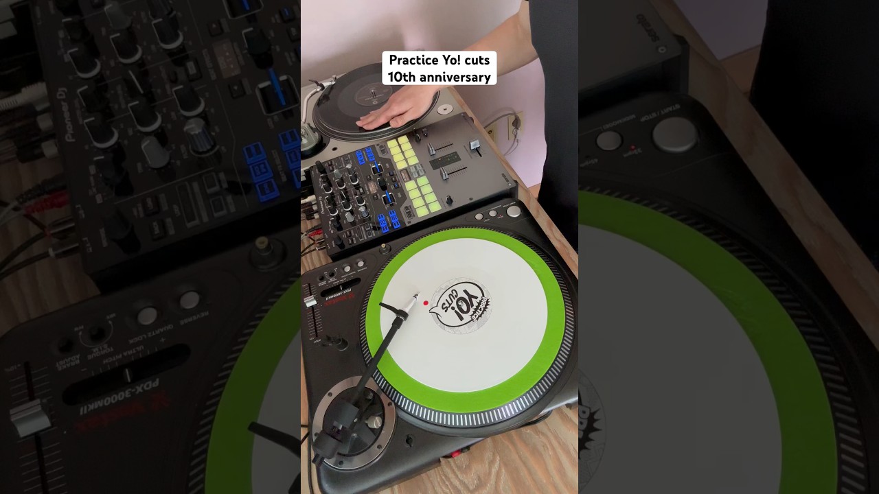 Practice Yo! cuts 10th anniversary sample run-thru #scratch #practiceyocuts #turntable #shorts
