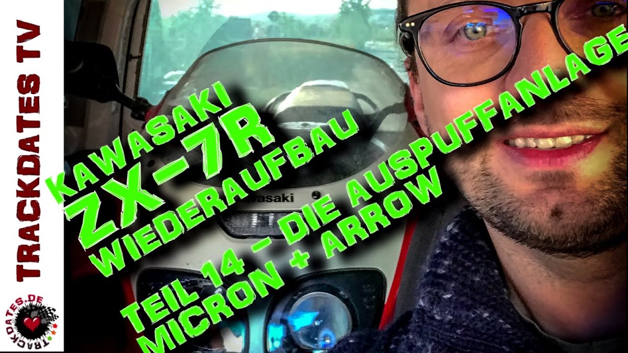 Teil 14 | Die leichte Auspuffanlage | Micron Krümmer | Arrow ESD | Kawasaki ZX7R Wiederaufbau