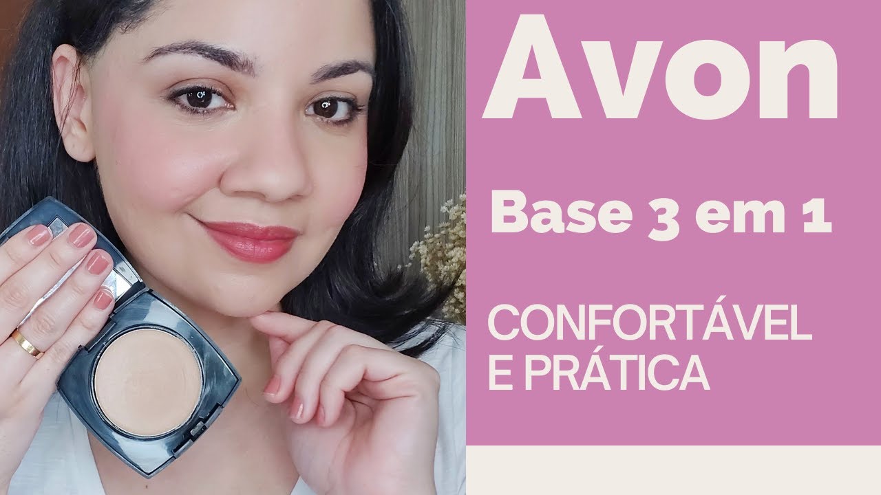 RESENHA BASE COMPACTA 3 EM 1 AVON | BASE P&Oacute; E CORRETIVO